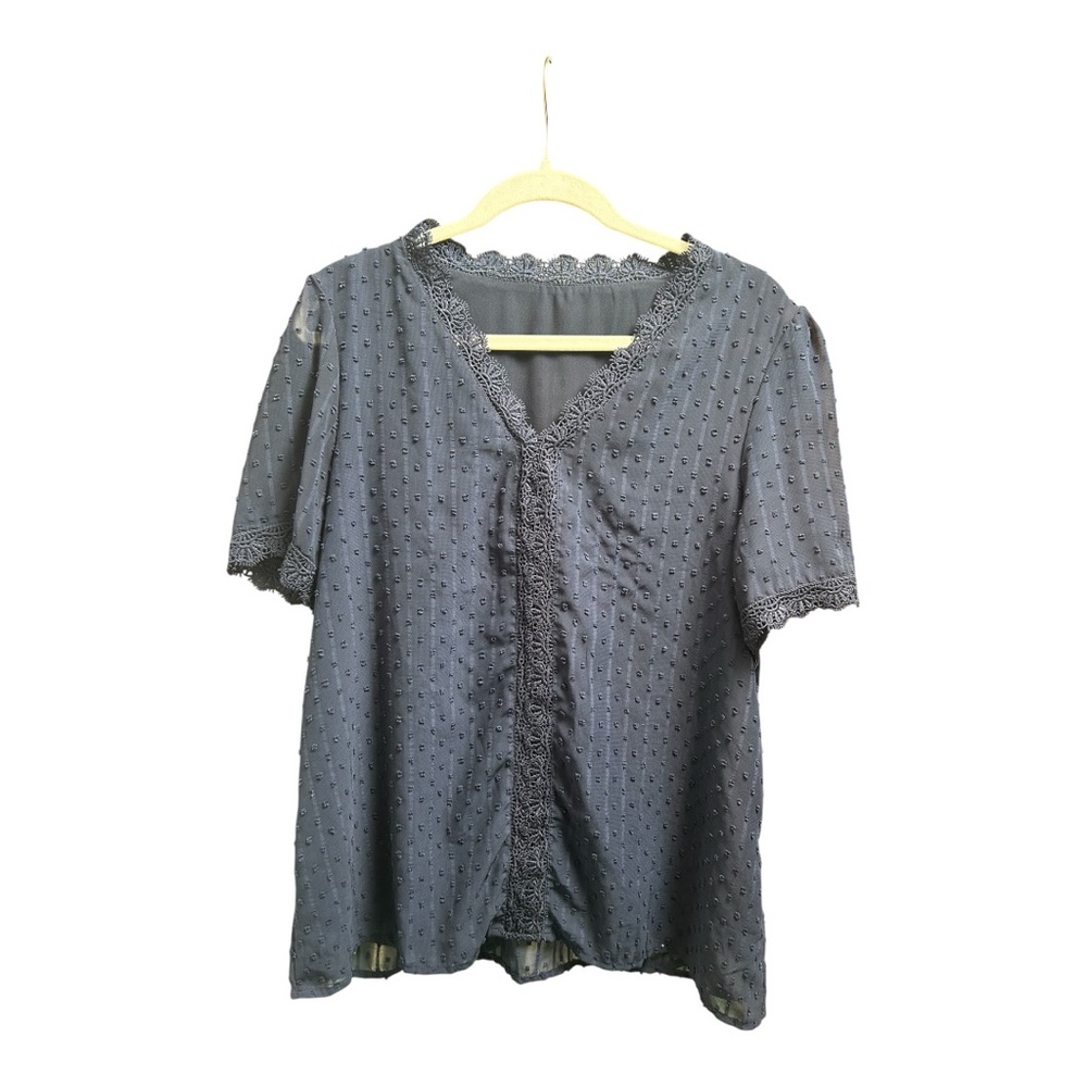 Elegant Women’s Navy Blouse